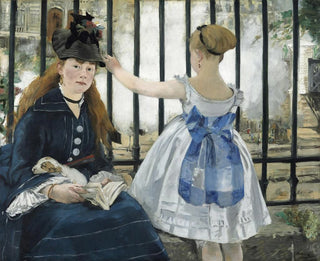 Le Chemin de fer - Édouard Manet — widok dzieła