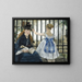Le Chemin de fer - Édouard Manet — oprawiony obraz na ścianie