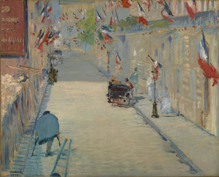 douard Manet - The Rue Mosnier with Flags.webp