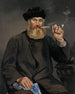 Le fumeur - Édouard Manet — widok dzieła