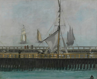Le quai de Boulogne-sur-Mer - Édouard Manet — widok dzieła