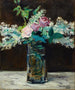 Białe lilie i róże - Édouard Manet — widok dzieła
