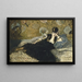 Kobieta z wachlarzami - Édouard Manet — oprawiony obraz na ścianie