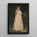 Młoda dama z 1866 roku - Édouard Manet — oprawiony obraz na ścianie