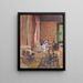 Gra planszowa - Édouard Vuillard — oprawiony obraz na ścianie