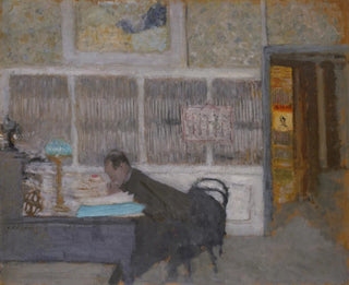 douard Vuillard - At the Revue Blanche Portrait of Flix Fnon.webp