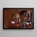 Dzieci czytających - Édouard Vuillard — oprawiony obraz na ścianie