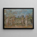 Aktorzy wśród drzew II - Édouard Vuillard — oprawiony obraz na ścianie
