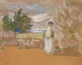 Kobieta w ogrodzie - Édouard Vuillard — widok dzieła
