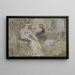 Kobieta w Białym Siedząca - Édouard Vuillard — oprawiony obraz na ścianie