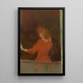 Kobieta w czerwieni - Édouard Vuillard — oprawiony obraz na ścianie