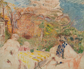 Kobiety i dziecka na zamku Cézanne - Édouard Vuillard — widok dzieła