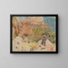 Kobiety i dziecka na zamku Cézanne - Édouard Vuillard — oprawiony obraz na ścianie