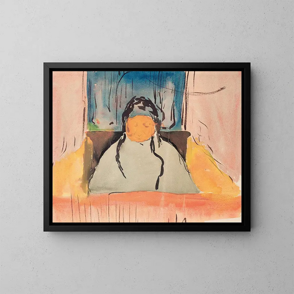Babcia Michaud - Édouard Vuillard — oprawiony obraz na ścianie