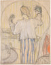Przed lustrem - Édouard Vuillard — widok dzieła