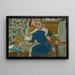 Wnętrze - Édouard Vuillard — oprawiony obraz na ścianie
