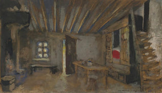 douard Vuillard - Intrieur Dauberge Maquette De Dcor Pour la Lpreuse.webp
