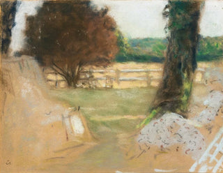 La Barrière blanche aux Clayes - Édouard Vuillard — widok dzieła