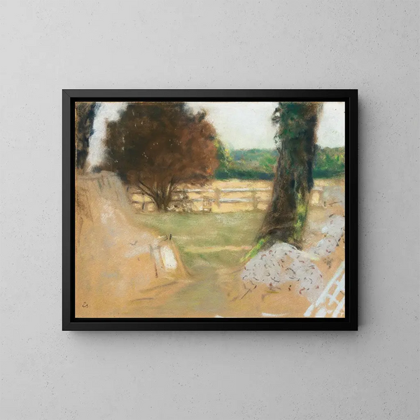 La Barrière blanche aux Clayes - Édouard Vuillard — oprawiony obraz na ścianie
