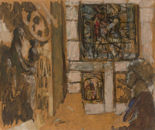 La Salle du Moyen Âge au Musée des Arts Décoratifs - Édouard Vuillard — widok dzieła