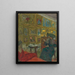 La visiteuse - Édouard Vuillard — oprawiony obraz na ścianie