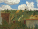 Krajobraz Île-de-France - Édouard Vuillard — widok dzieła