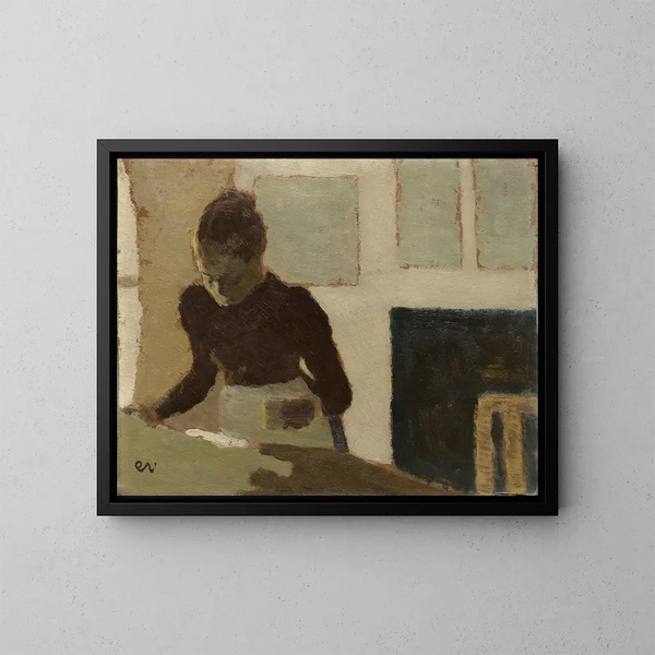La blanchisseuse - Édouard Vuillard — oprawiony obraz na ścianie