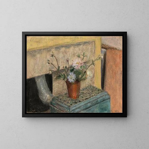 Le Bouquet sur le pôle mirus - Édouard Vuillard — oprawiony obraz na ścianie