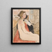 Le Modèle - Édouard Vuillard — oprawiony obraz na ścianie