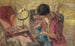 Mały salon Madame Hessel Stół roboczy - Édouard Vuillard — widok dzieła