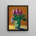 Les Lilas Le bouquet schématique - Édouard Vuillard — oprawiony obraz na ścianie