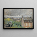 Les Toits mauves - Édouard Vuillard — oprawiony obraz na ścianie