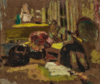Madame Fontaine inclinée - Édouard Vuillard — widok dzieła
