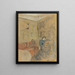Madame Hessel w jej małym salonie - Édouard Vuillard — oprawiony obraz na ścianie