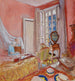 Madame Hessel w różowym pokoju w Clayes - Édouard Vuillard — widok dzieła