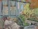 Madame Hessel czytająca na tarasie Clos Cézanne - Édouard Vuillard — widok dzieła