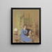 Madame Lucien Sauphar siedzącej w swoim salonie - Édouard Vuillard — oprawiony obraz na ścianie