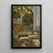Madame Vuillard przy śniadaniu La Toquade - Édouard Vuillard — oprawiony obraz na ścianie