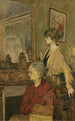 Madame Vuillard i Annette rue de Calais - Édouard Vuillard — widok dzieła