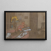 Madame Vuillard czytająca gazetę - Édouard Vuillard — oprawiony obraz na ścianie