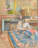 Madame Vuillard pisząca Vaucresson - Édouard Vuillard — widok dzieła