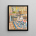Madame Vuillard pisząca Vaucresson - Édouard Vuillard — oprawiony obraz na ścianie