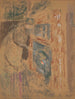 Madame Vuillard przed kominkiem - Édouard Vuillard — widok dzieła