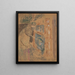Madame Vuillard przed kominkiem - Édouard Vuillard — oprawiony obraz na ścianie