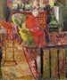 Madame Vuillard w czerwonym szlafroku - Édouard Vuillard — widok dzieła