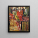 Madame Vuillard w czerwonym szlafroku - Édouard Vuillard — oprawiony obraz na ścianie