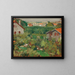 Domki w zagrodzie - Édouard Vuillard — oprawiony obraz na ścianie