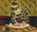 Marie pochyla się nad swoim dziełem - Édouard Vuillard — widok dzieła