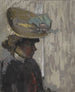 Model z dużym kapeluszem - Édouard Vuillard — widok dzieła
