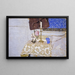 Martwa natura z świecznikiem - Édouard Vuillard — oprawiony obraz na ścianie